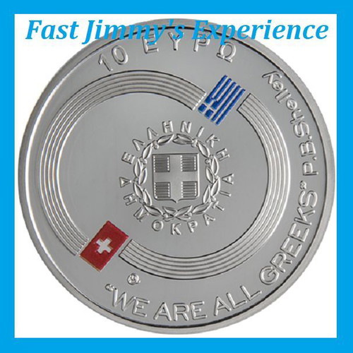 Official Silver Colored Proof Coin 10 Euro Ioannis Iakovos Mayer new
