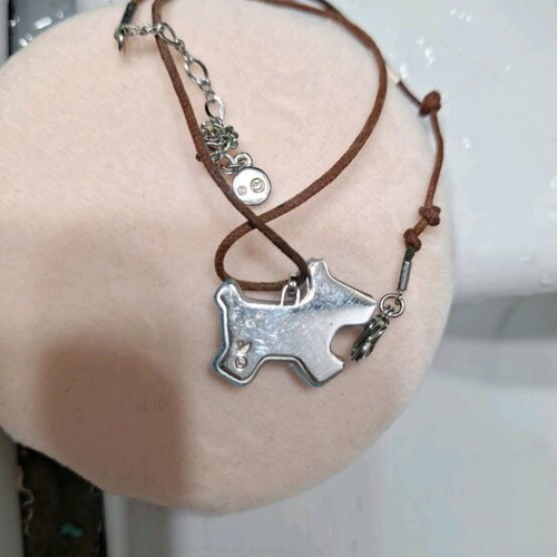 Swarovski necklace like new, turquoise