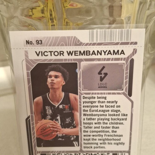 Victor Wembanyama Panini Euroleague card