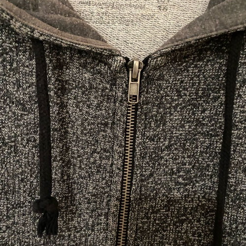 Pull & Bear unisex cardigan used gray with hood