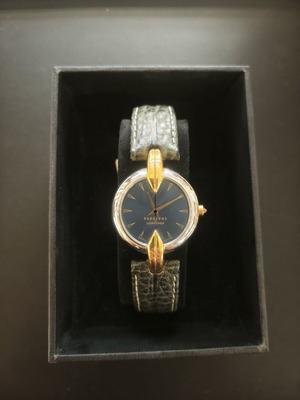 Longines Rodolphe γυναικείο ρολόι 34mm NOS μπλε καντράν δερμάτινο