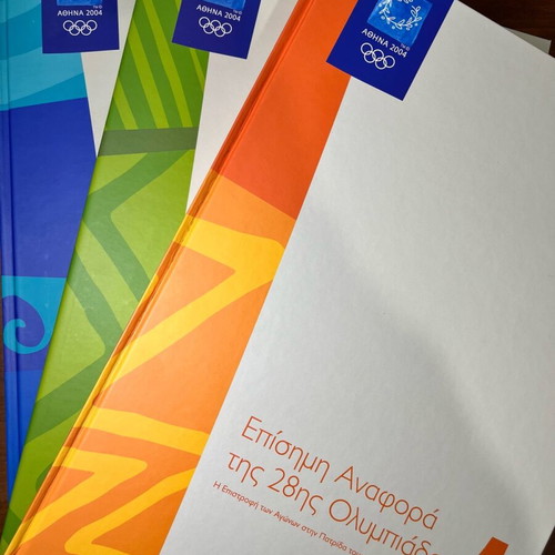 Official Report of the 28th Olympiad 2004 like new