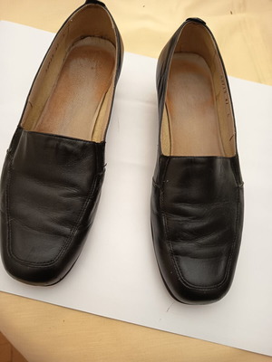 Γυναικεία παπούτσια Boxer Air Loafers μαύρα δερμάτινα νούμερο 41 σαν καινούργιο