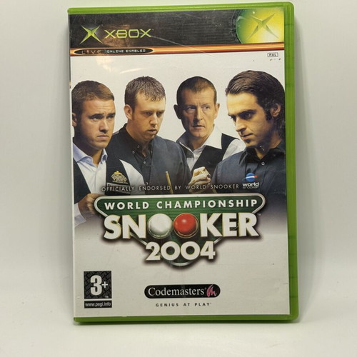 World Championship Snooker 2004 Xbox Original used