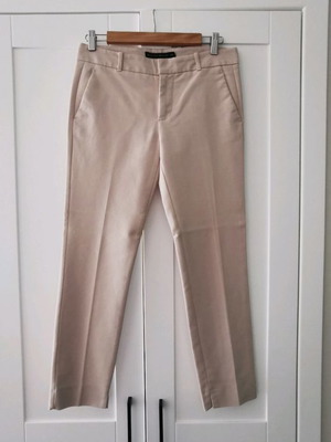Zara Woman Pants S like new, beige with dusky pink