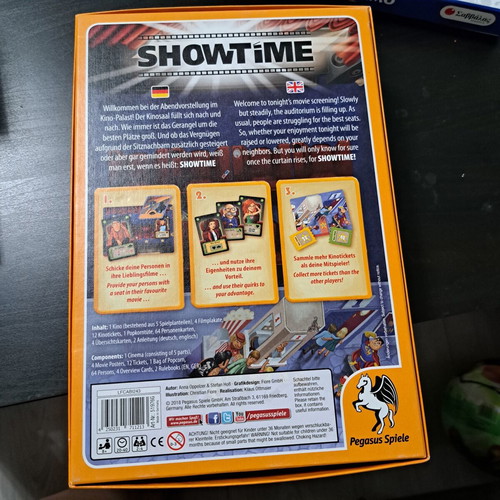 Showtime board game like new