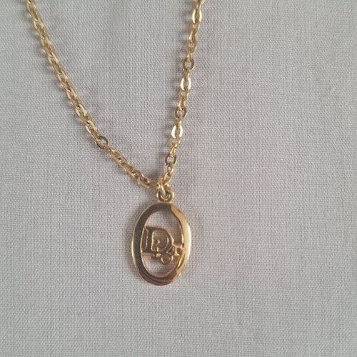 Vintage Dior necklace from the 1980s, gold