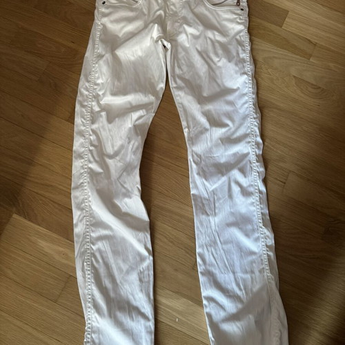 Exibit white pants size M like new, casual chino style