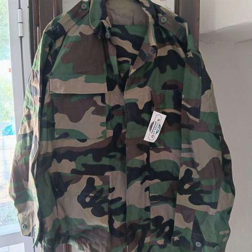 Woodland jacket with removable lining, new, set with pants and shirt