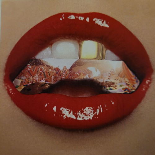 Handmade pop art Sweet tooth sticker new