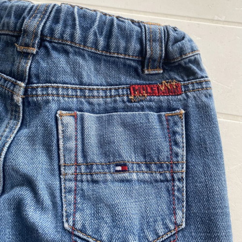 Tommy Hilfiger toddler jeans and H&M printed jeans, size 92 cm