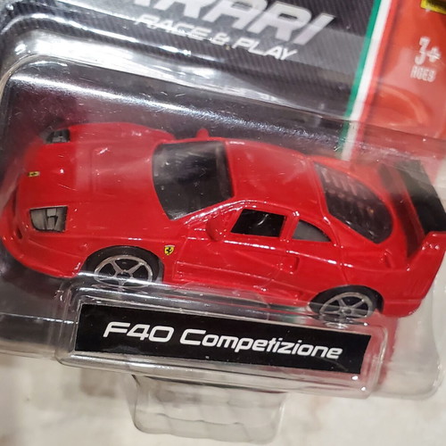 Burago Ferrari F40 Competizione model car, sealed
