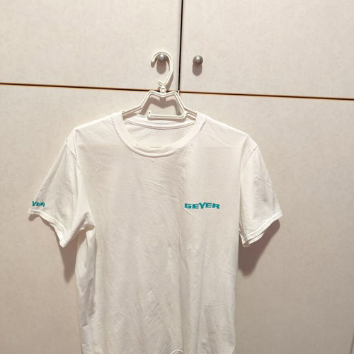 White cotton t-shirt size L like new