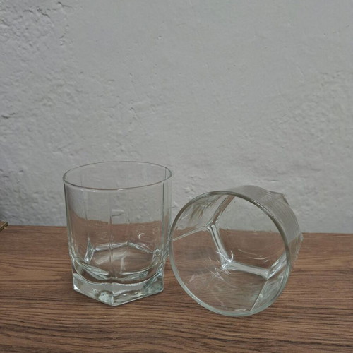 Set of 6 Glass Whiskey-Tsipouro Glasses new