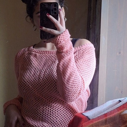 Esmara knitted sweater pink like new, size M