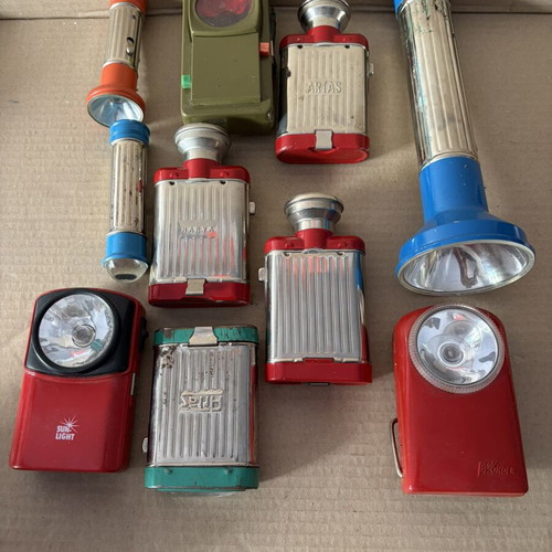 Collectible flashlights, set of 10