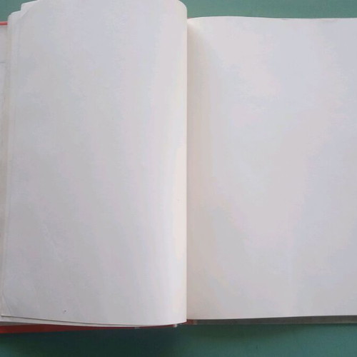 Santorini notebook used with thick front and back cover