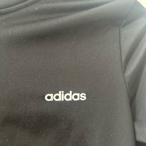 Adidas jacket like new, size M, black and white