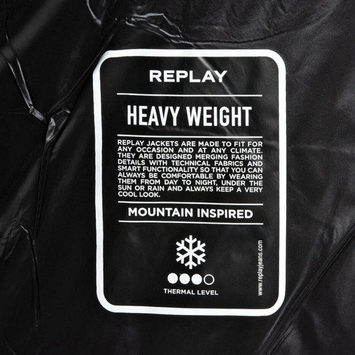 Replay Winter Jacket new men's heavy weight black and orange S/M