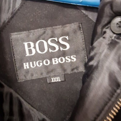 Boss 3XL black coat with removable lining