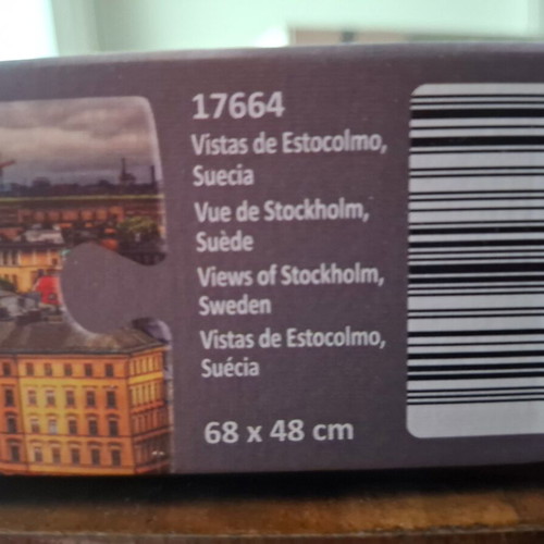 Educa puzzle 1000 pieces Views of Stockholm, Sweden like new