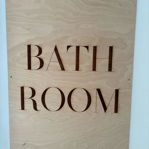 Carved sign like new, ideal for shop or home