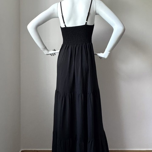 Parizianista S/M Maxi Black Dress new