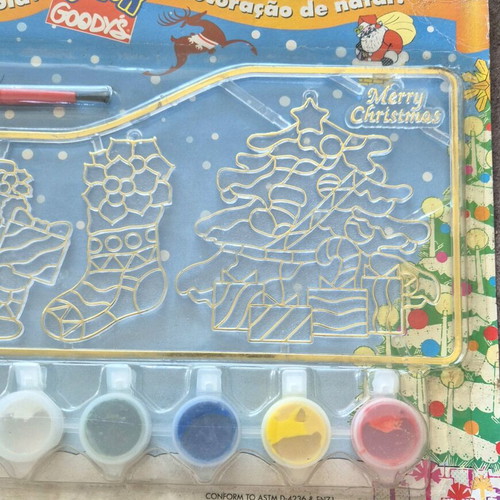Goodys Christmas toy used with figures and paints