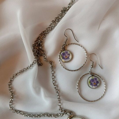 Eschenbach Bavaria 1950-1970 necklace and earrings set custom made