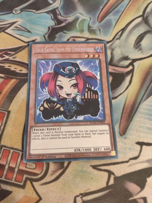 Tour Guide From the Underworld Yu-Gi-Oh card like new, Secret Rare