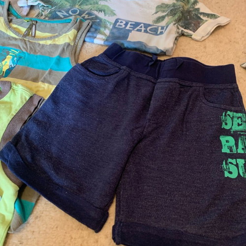 Summer clothes pack used for boy 4-5 years, 24 pieces