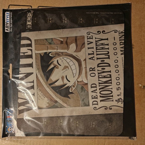One Piece Wanted Luffy Mousepad new, 24cm