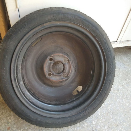 Ρεζέρβα ανάγκης αυτοκινήτου 14" (μπανάνα) 105/70 R14 σαν καινούργια, 4x100