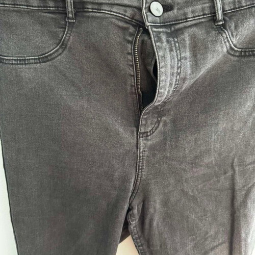 Zara jeans with rips, gray, size XXL
