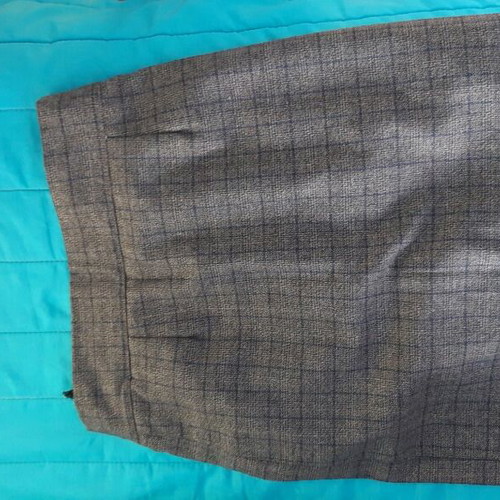 Set skirt bolero gray checkered like new
