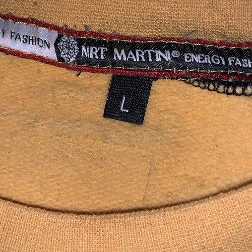NRT Martini Yellow Sweatshirt size L like new