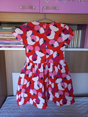 Du pareil au memè corduroy dress for 10 years like new, multicolor