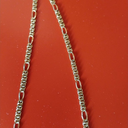 Gold Figaro Chain Necklace 14K 12.9g like new