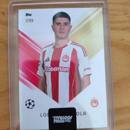 Topps Total Football Lorenzo Pirola Olympiacos 99 Card like new