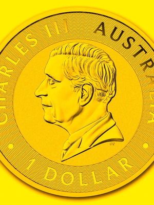 Νόμισμα 2025 Australia Kangaroo 1oz $1 ασημένιο και επιχρυσωμένο, καινούργιο