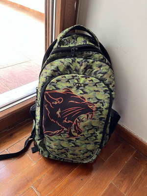 Polo children's school backpack camouflage design like new