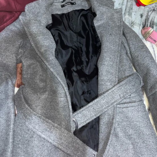 Women's coat gray like new, size S