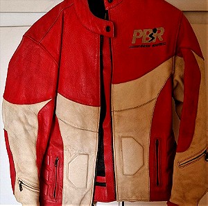 Δερματινο racing biker jacket 90s