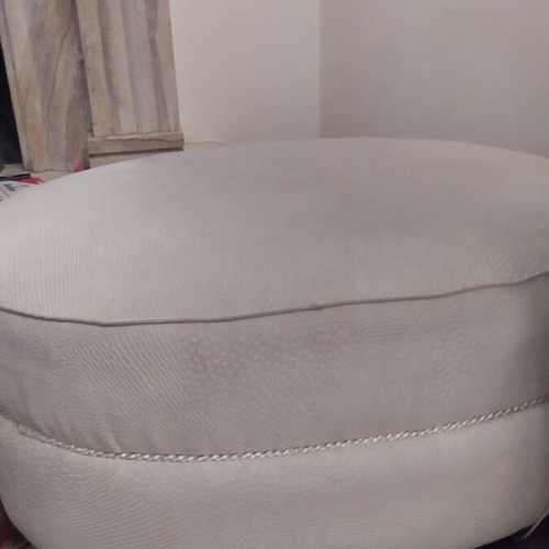 Alcantara fabric stool like new