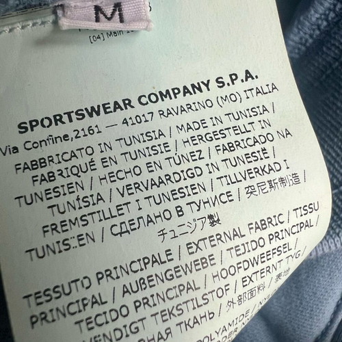 Stone Island garment-dyed cotton jersey shorts size M like new, blue