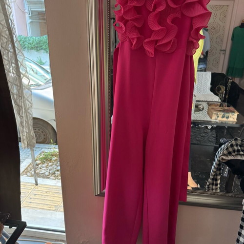 Zara jumpsuit new, pink, size XS