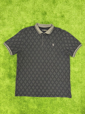 Ralph Lauren Polo Shirt 3XL like new, black and gray