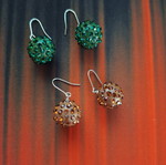 Earrings like new, two pairs together