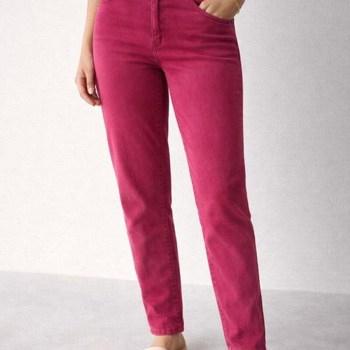 Clockhouse women's super skinny jeans 42K like new, red
