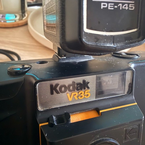 Kodak VR35 35mm with Panasonic PE-145S flash used